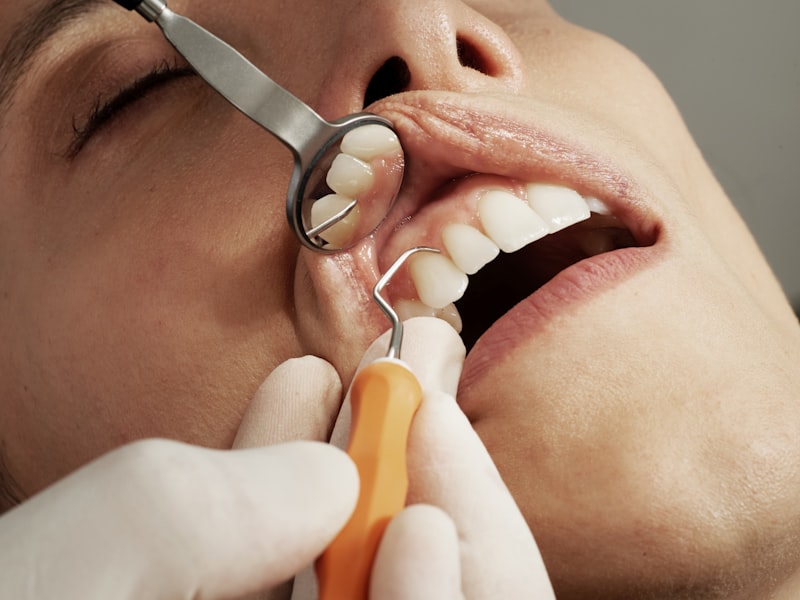 Independent dentist treating a patient